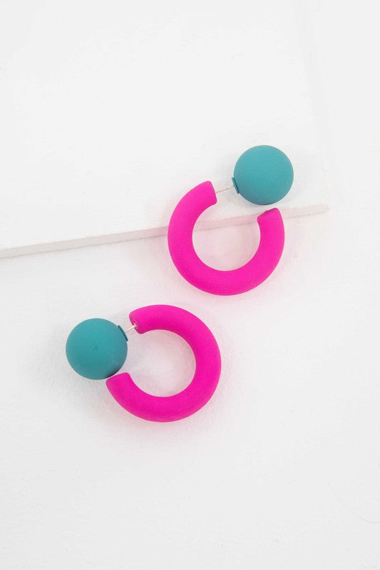 Aerobic Hoop Earrings