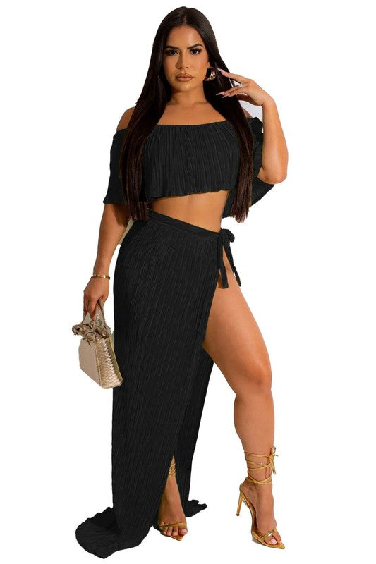 TWO PIECE DRESS SET